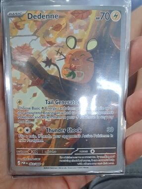 Dedenne Trading Card - Orange